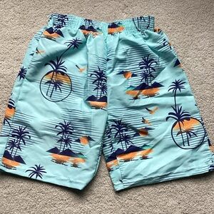 Tropical Print Swim Shorts. NWT